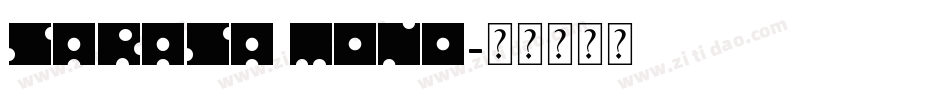 Sarasa Mono字体转换